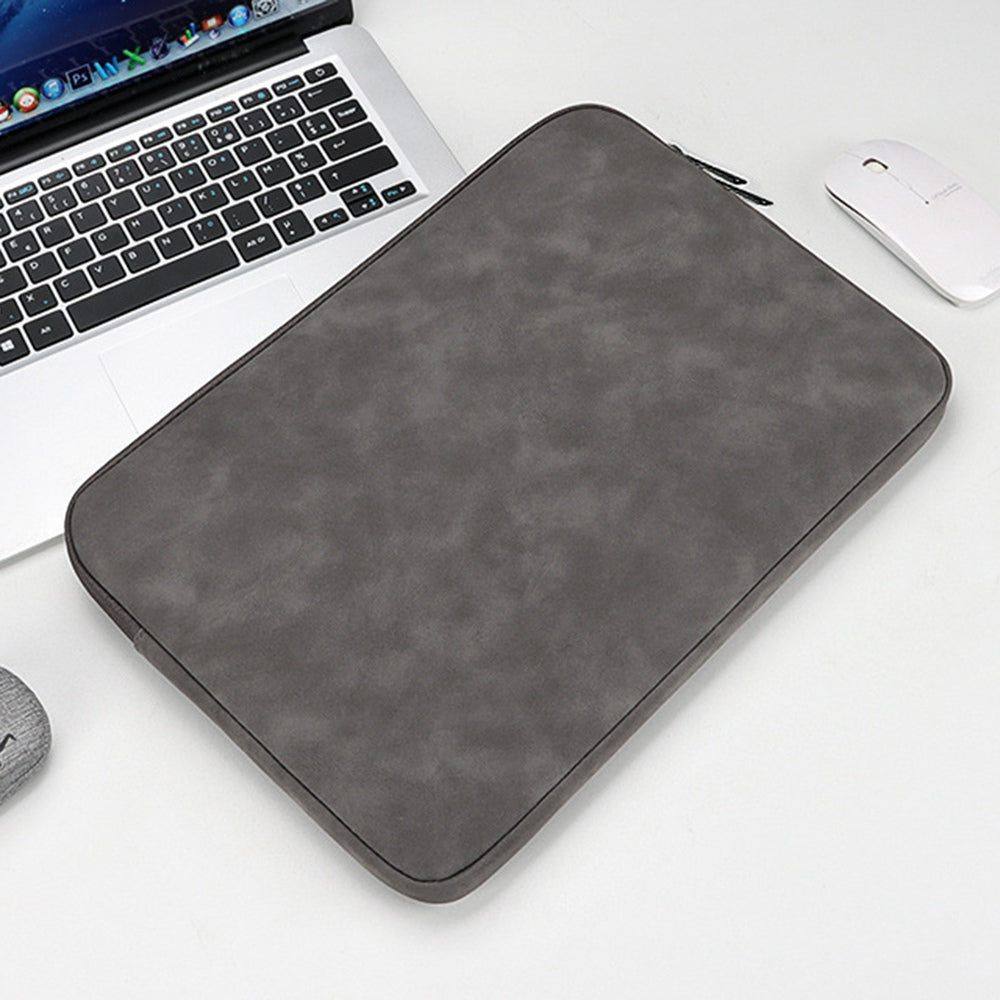 ND12 14.1-15.4 Inch Laptop Sleeve for MacBook Pro Soft Fluff Lining Anti-scratch Notebook Protective Bag - Dark Grey ND12 14.1-15.4 Inch Laptop Sleeve for MacBook Pro Soft Fluff Lining Anti-scratch Notebook Protective Bag - Dark Grey
